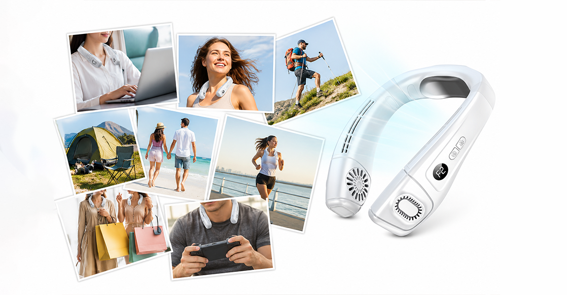 People using Coolizi BreezeGo in different places